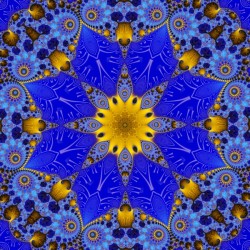 Golden Compass Mandala